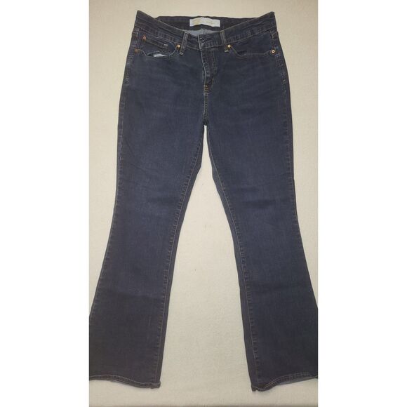 Signature by Levi Mid Rise Boot Cut womens Jeans 12 - Picture 2 of 7